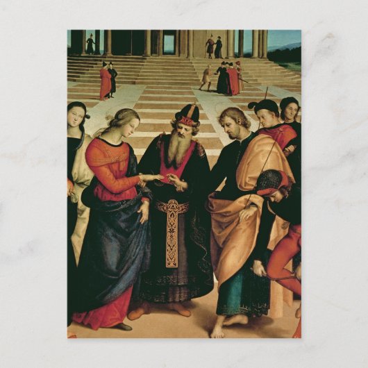 The Marriage of the Virgin, 1504 Briefkaart (Voorkant)