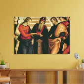 The Marriage of the Virgin, 1504 Canvas Afdruk (Insitu (Woonkamer))