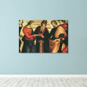 The Marriage of the Virgin, 1504 Canvas Afdruk (Insitu (Houten vloer))