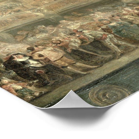 The Mask Ball, c.1767 Poster (Hoek)