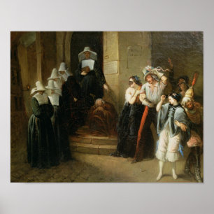 The Mask Ball, c.1870 Poster