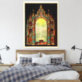 The Masons' Lord's Prayer (1892) Canvas Afdruk (Insitu (Slaapkamer))