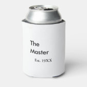 The Master boss name est year date man king title Blikjeskoeler (Blikje Achterkant)