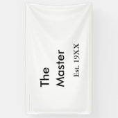 The Master boss name est year date man king title Spandoek (Verticaal)