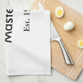 The Master boss name est year date man king title Theedoek (Quarter Fold)