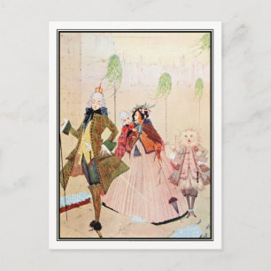 The Master Cat van Harry Clarke Briefkaart