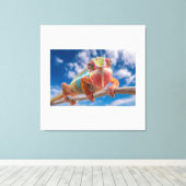 The Master of Tropical Colors Canvas Afdruk (Insitu (Houten vloer))