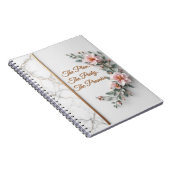 The Master Plan | Luxe Marble & Floral Wedding Notitieboek (Rechterzijde)
