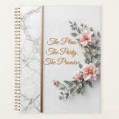 The Master Plan | Luxe Marble & Floral Wedding Planner (Voorkant)