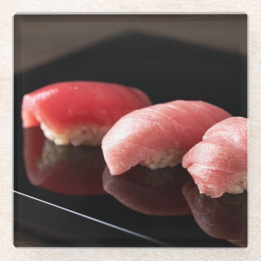  The Masterpiece of the Craftsman - A tranquil mom Glazen Onderzetter (Voorkant)