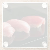  The Masterpiece of the Craftsman - A tranquil mom Glazen Onderzetter (Achterkant)