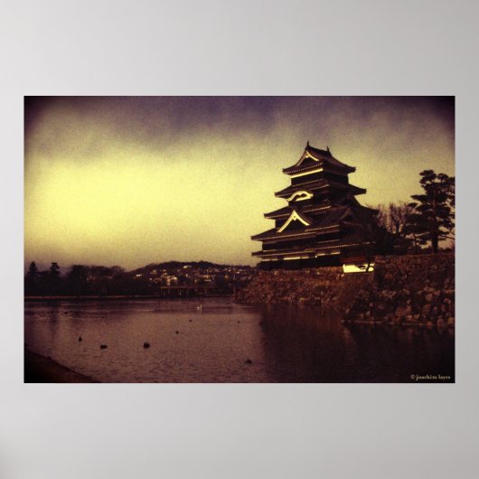 The Matsumoto Castle, Japan Poster (Voorkant)