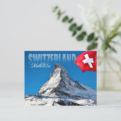 The Matterhorn, Zwitserland Briefkaart (Staand voorkant)