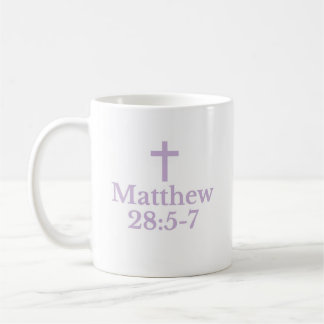 The Matthew 28:5-7 Mug Koffiemok