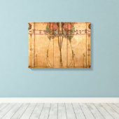 The May Queen - Margaret Macdonald Mackintosh Canvas Afdruk (Insitu (Houten vloer))