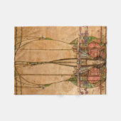 The May Queen - Margaret Macdonald Mackintosh Fleece Deken (Voorkant (Horizontaal))