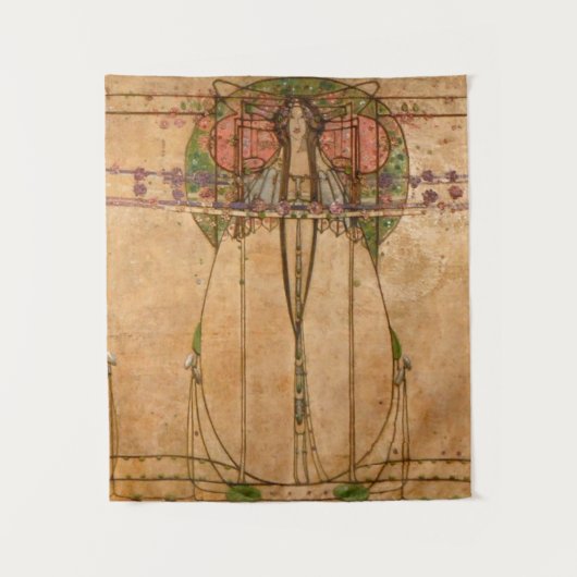 The May Queen - Margaret Macdonald Mackintosh Wandkleed (Voorkant)