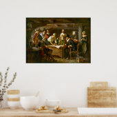 The Mayflower Compact, 1620, Ferris Poster (Keuken)