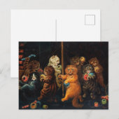 The Maypole by Louis Wain Feestdagenkaart (Voorkant / Achterkant)