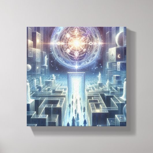 "The Maze" Canvas (Voorkant)
