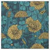 The meadow in yellow and blue stof (Swatch)