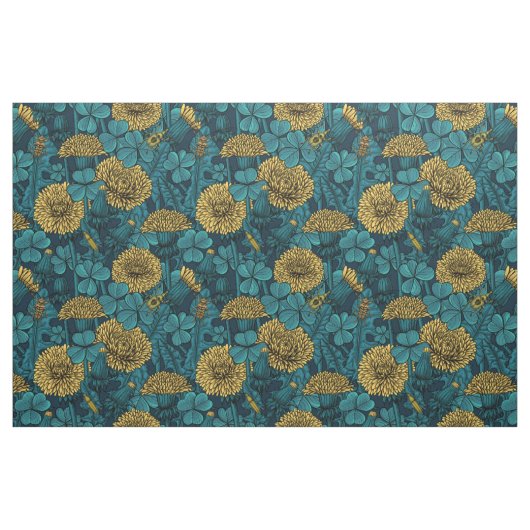The meadow in yellow and blue stof (Fat Quarter)