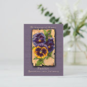 The Meaning of the Pansy Briefkaart (Staand voorkant)