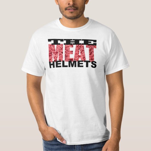 THE MEAT HELMETS raw DENTON TEXAS T-shirt (Voorkant)