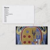 The Medici-Lorena Coat of Arms, c.1638 (pietra dur Visitekaartje (Voorkant / Achterkant)