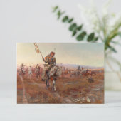 The Medicine Man, 1908 door Charles Marion Russell Bedankkaart (Staand voorkant)