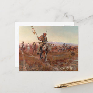 The Medicine Man, 1908 door Charles Marion Russell Briefkaart