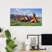 The Medicine Teepee Joseph Henry Sharp 1903 Poster (Thuiskantoor)