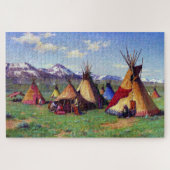 The Medicine Teepee Joseph Sharp 1903 Legpuzzel (Horizontaal)
