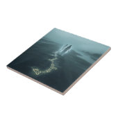 The Meeting on the Misty Shore Tegeltje (Zijkant)