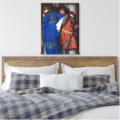 The Meeting on the Turret Stairs by Burton Canvas Afdruk (Insitu (Slaapkamer))