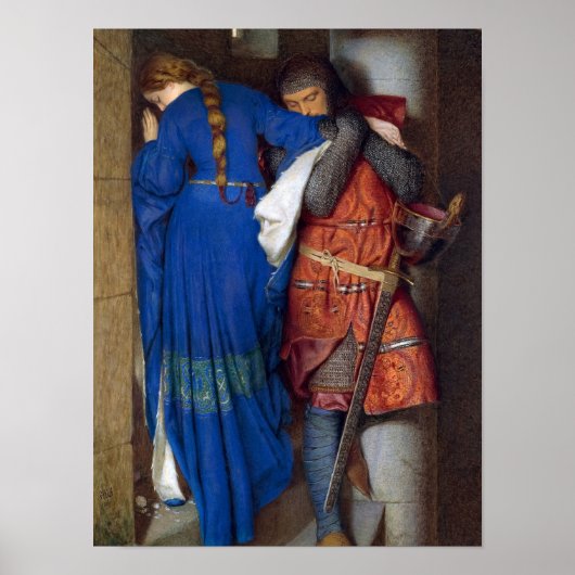 The Meeting on the Turret Stairs by Burton Poster (Voorkant)