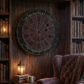 The Melancholy Court - Gothic Dark Academia Custom Dartbord