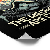 The Meowtains Are Calling Cat Snowboard Ski Men Wo Poster (Hoek)