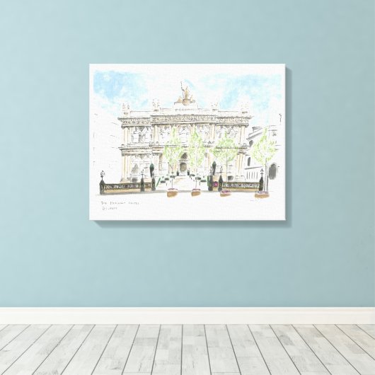 The Merchant Hotel Belfast Canvas Afdruk (Insitu (Houten vloer))