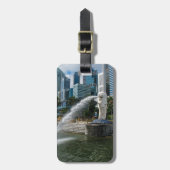 The Merlion Statue, Singapore Bagagelabel (Voorkant verticaal)