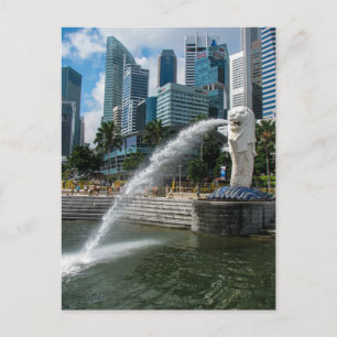 The Merlion Statue, Singapore - Briefkaart