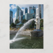 The Merlion Statue, Singapore - Briefkaart (Voorkant)