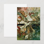 "The Mermaid King" van Edmund Dulac Bedankkaart (Voorkant / Achterkant)