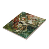 "The Mermaid King" van Edmund Dulac Tegeltje (Zijkant)