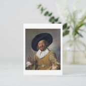 The Merry Drinker, Frans Hals, 1628-1630 Briefkaart (Staand voorkant)