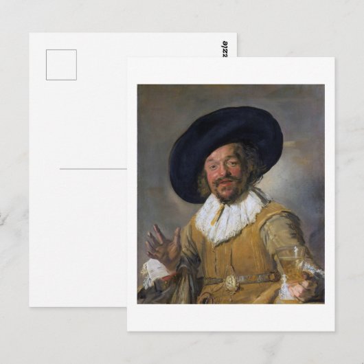 The Merry Drinker, Frans Hals, 1628-1630 Briefkaart (Voorkant / Achterkant)