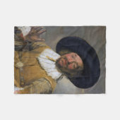 The Merry Drinker, Frans Hals, 1628-1630 Fleece Deken (Voorkant (Horizontaal))