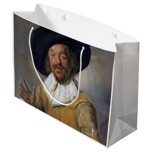 The Merry Drinker, Frans Hals, 1628-1630 Groot Cadeauzakje (Achterkant Gekanteld)