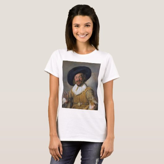 The Merry Drinker, Frans Hals, 1628-1630 T-shirt (Voorkant volledig)