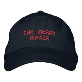 The Merry Maker vrolijke en stijlvolle aanraking-h Geborduurde Pet